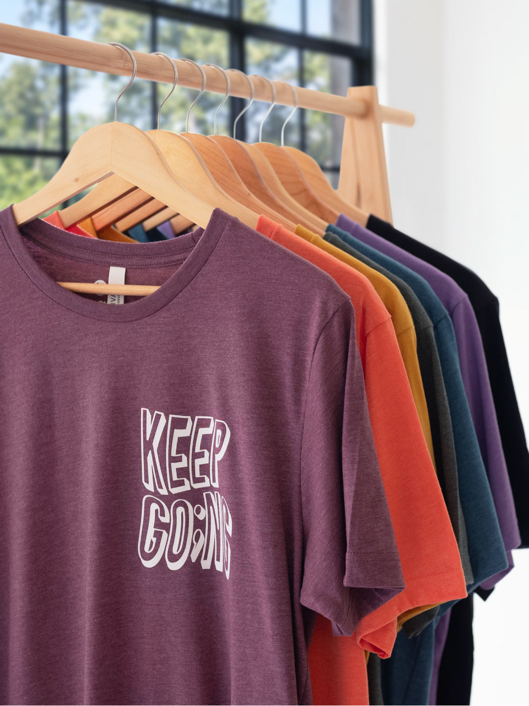 Keep Go;ng Semicolon (Front & Back Wavy Design) | Unisex Eco T-Shirt