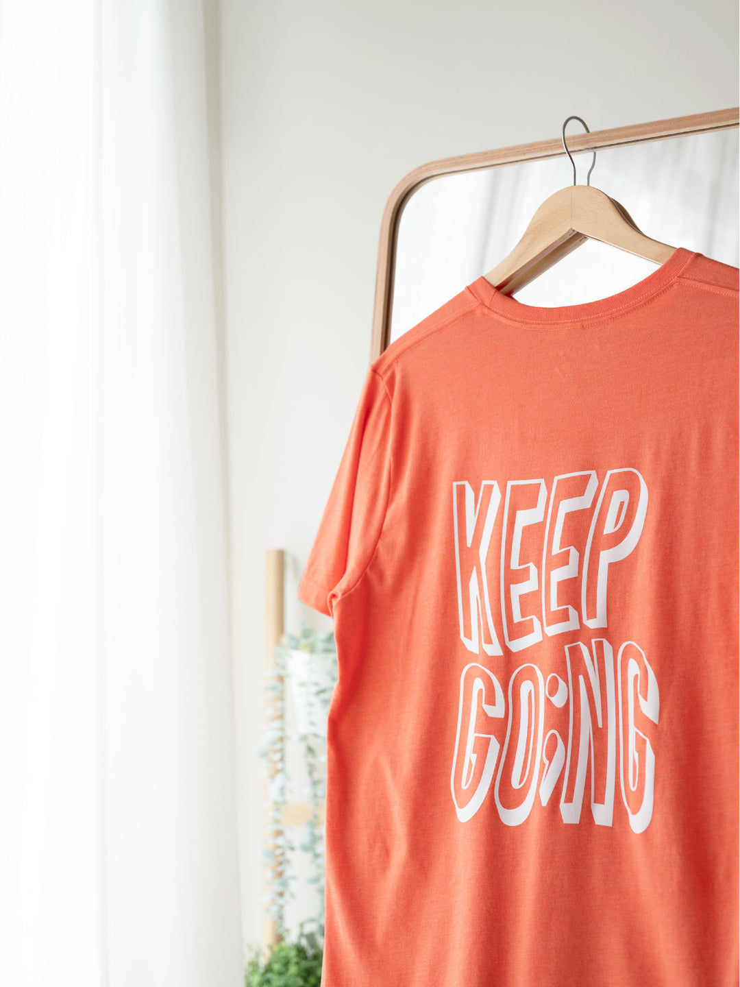 Keep Go;ng Semicolon (Front & Back Wavy Design) | Unisex Eco T-Shirt