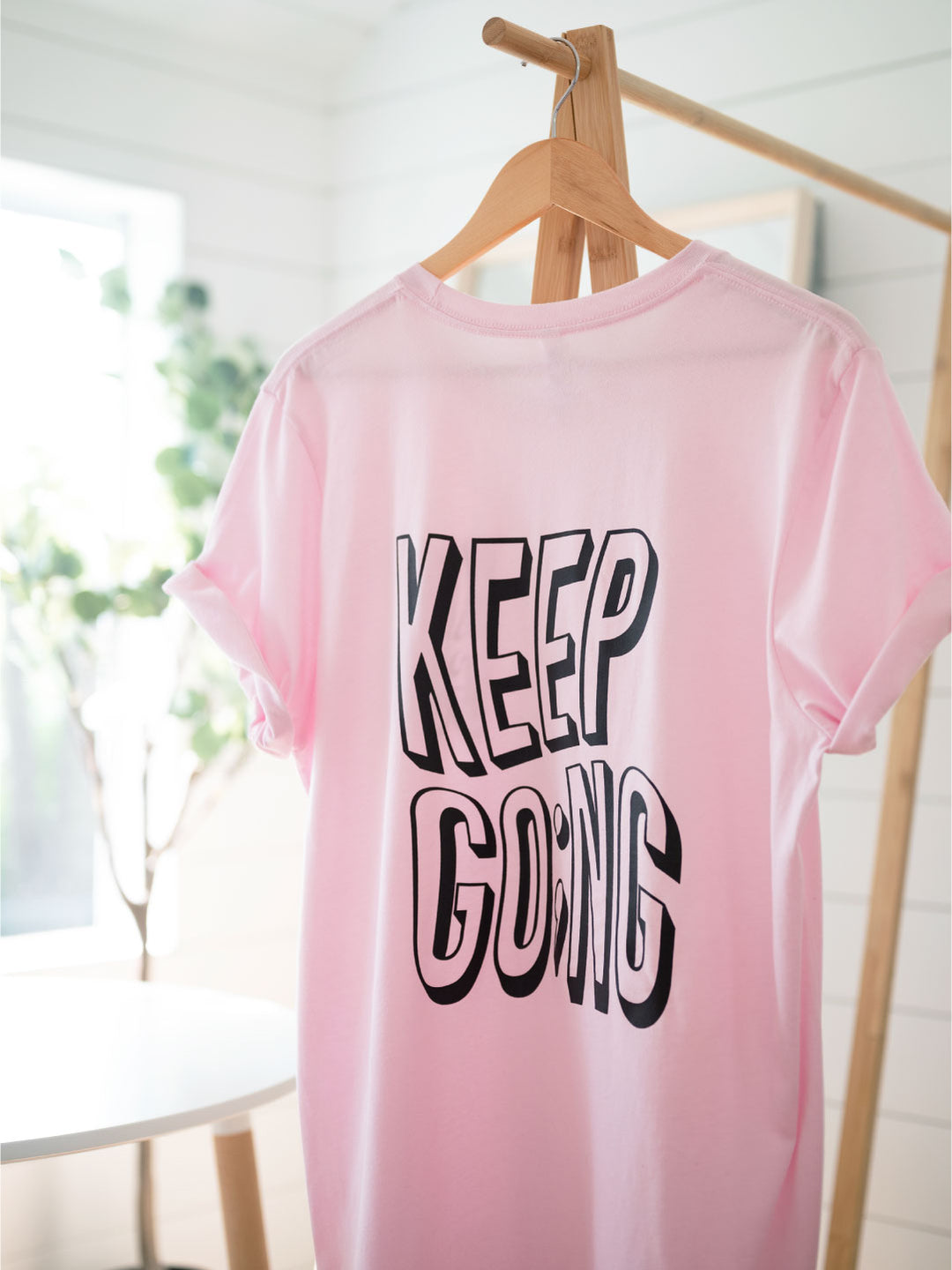 Keep Go;ng Semicolon (Front & Back Wavy Design) | Unisex Eco T-Shirt