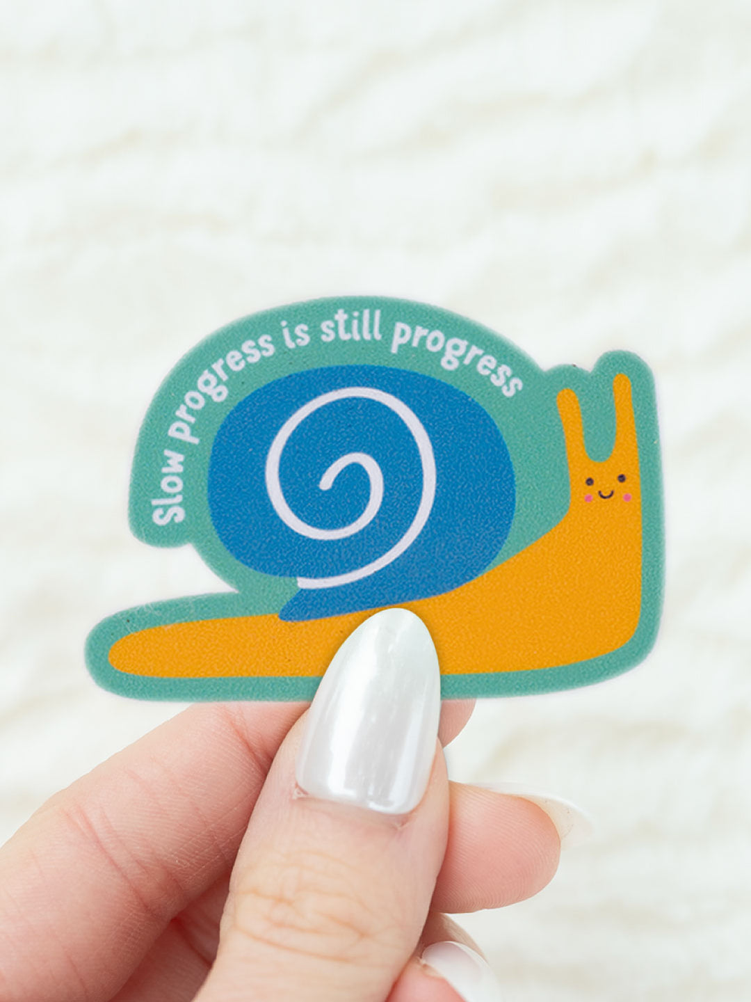 Slow Progress is Still Progress Snail | Sensory Sticker