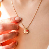 Keep Go;ng Semicolon Mini Horizon Necklace