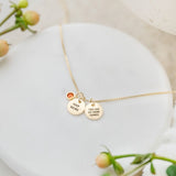 Keep Go;ng Semicolon Mini Horizon Necklace