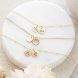 Mini Horizon Necklace with a Secret Message