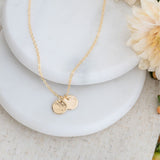Mini Horizon Necklace with a Secret Message