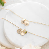 Mini Horizon Necklace with a Secret Message