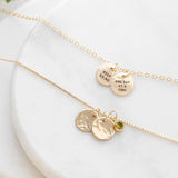 Keep Go;ng Semicolon Mini Horizon Necklace