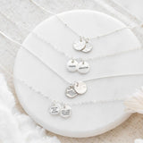 Mini Horizon Necklace with a Secret Message