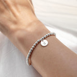 Mini Luna Silver Bracelet with a Secret Message