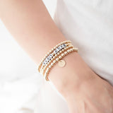 445 Bracelet Stack with a Charm