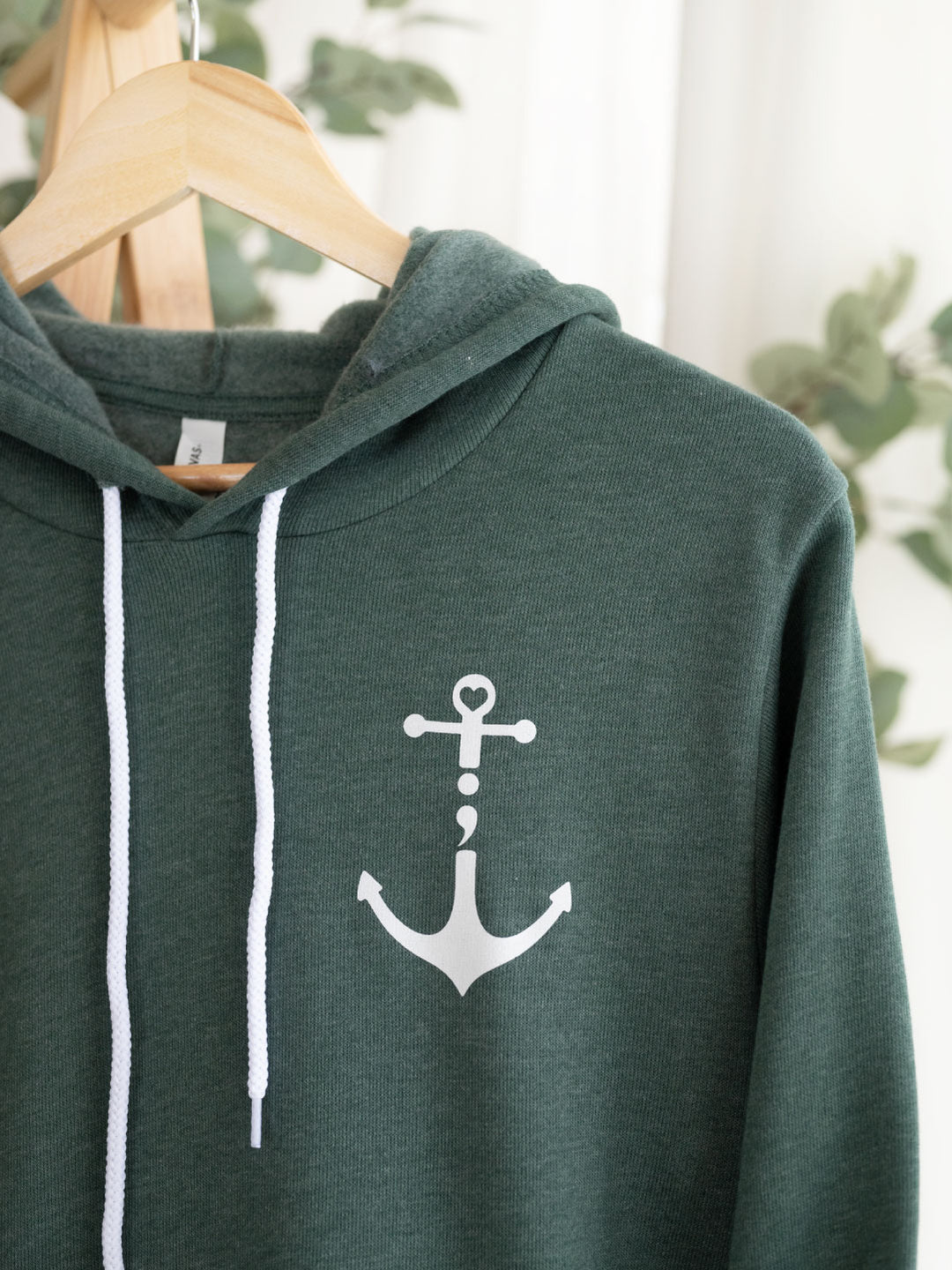 Semicolon Anchor | Unisex Eco Hoodie