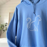 [CLEARANCE] Semicolon Kitty Hoodie | 3XL - 5XL