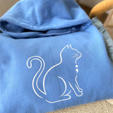 [CLEARANCE] Semicolon Kitty Hoodie | 3XL - 5XL