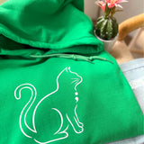 [CLEARANCE] Semicolon Kitty Hoodie | 3XL - 5XL