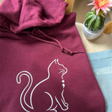 [CLEARANCE] Semicolon Kitty Hoodie | 3XL - 5XL
