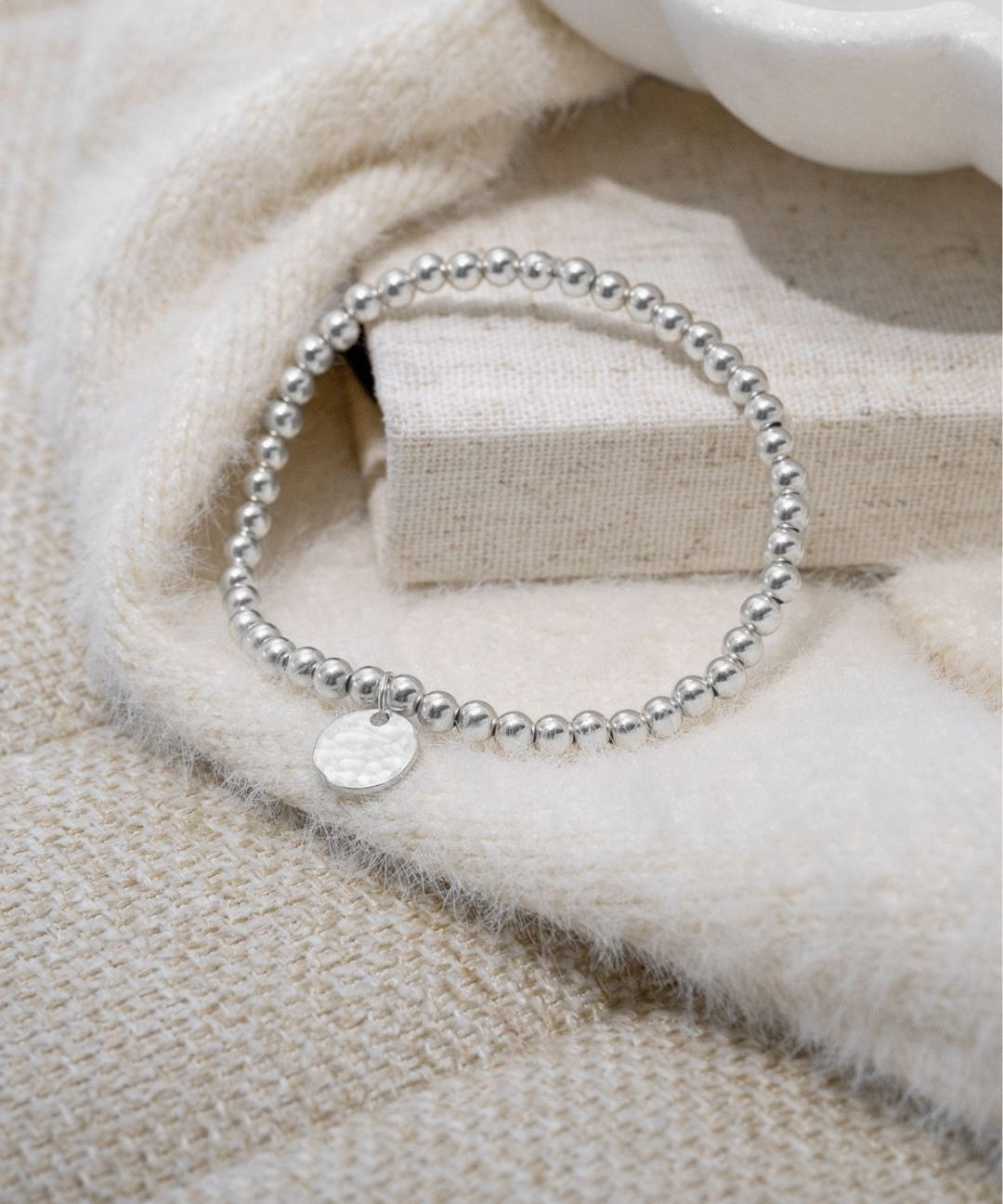 Let Them | 3/8" Hammered Coin Bracelet