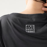 The Beauty is in the Journey | Polished Comfort V-Neck with Sleeve Affirmation