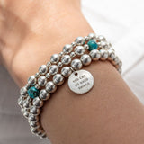 You Can Do Hard Things Charm Bracelet