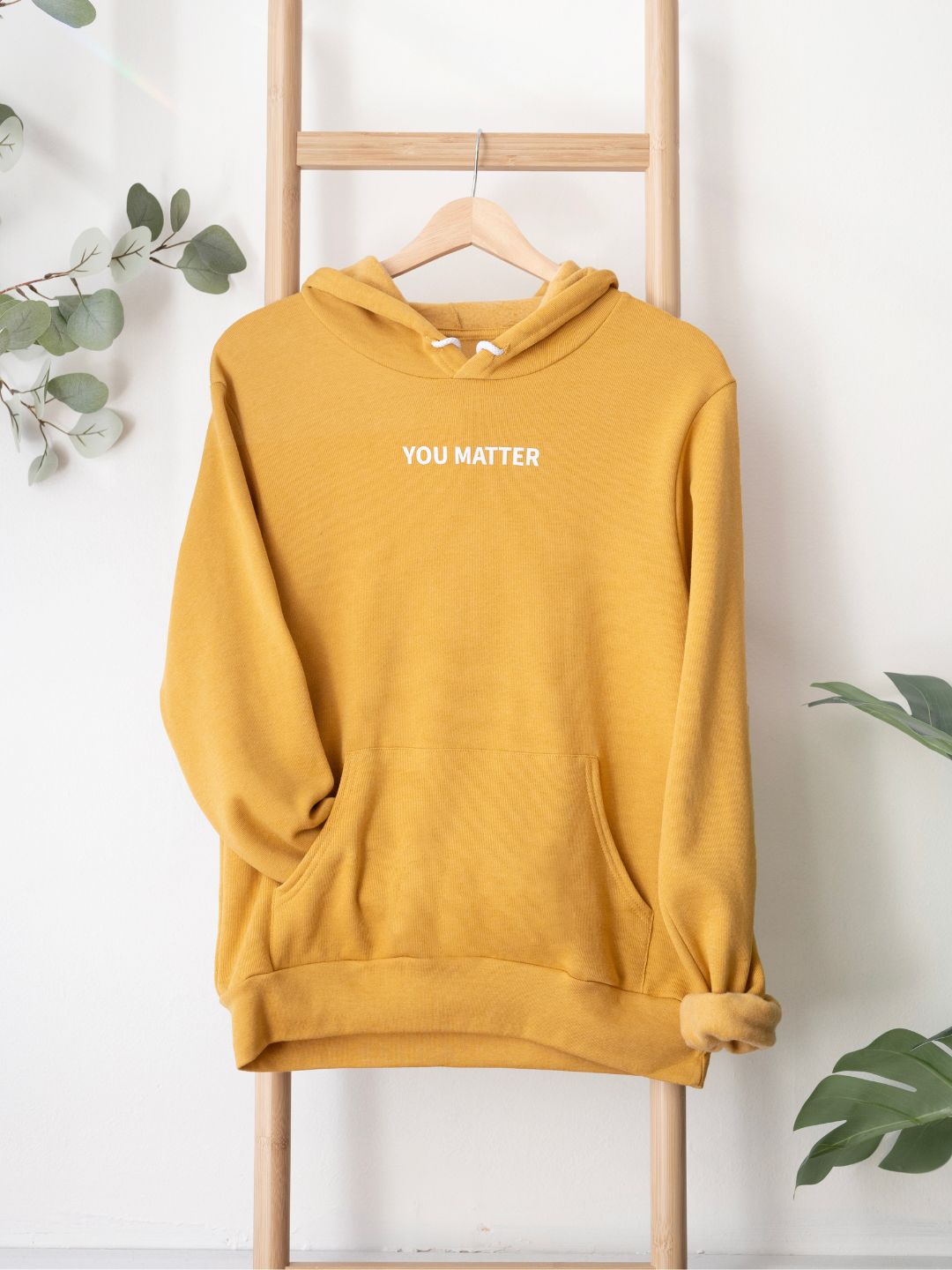 Yellow you hot sale matter hoodie