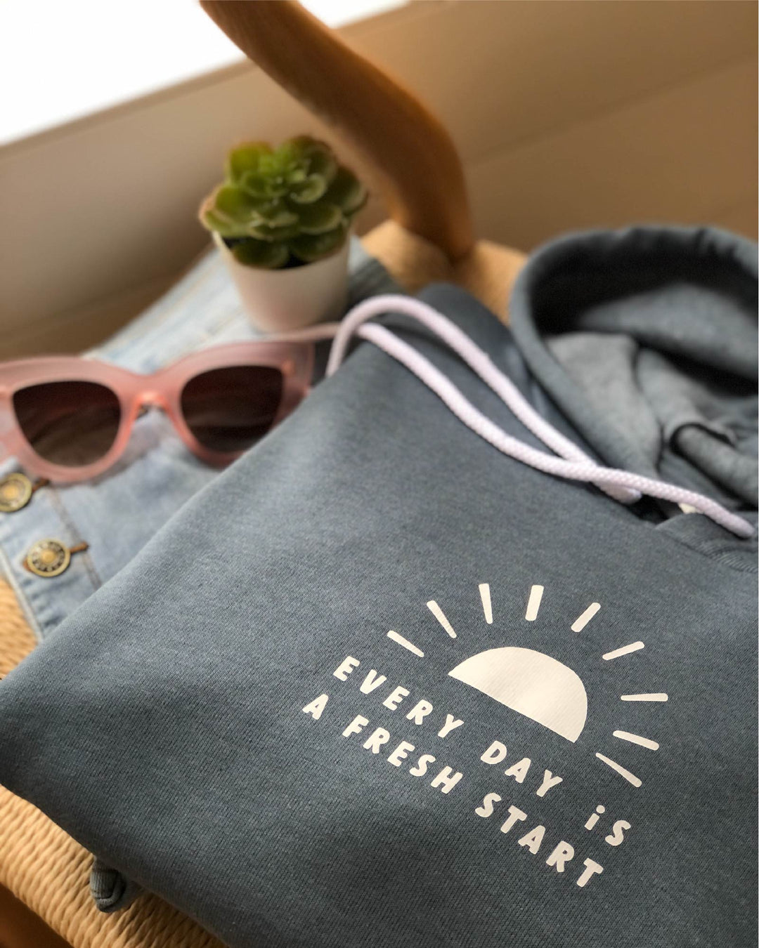 Every Day is a Fresh Start Sunrise | Unisex Eco Hoodie