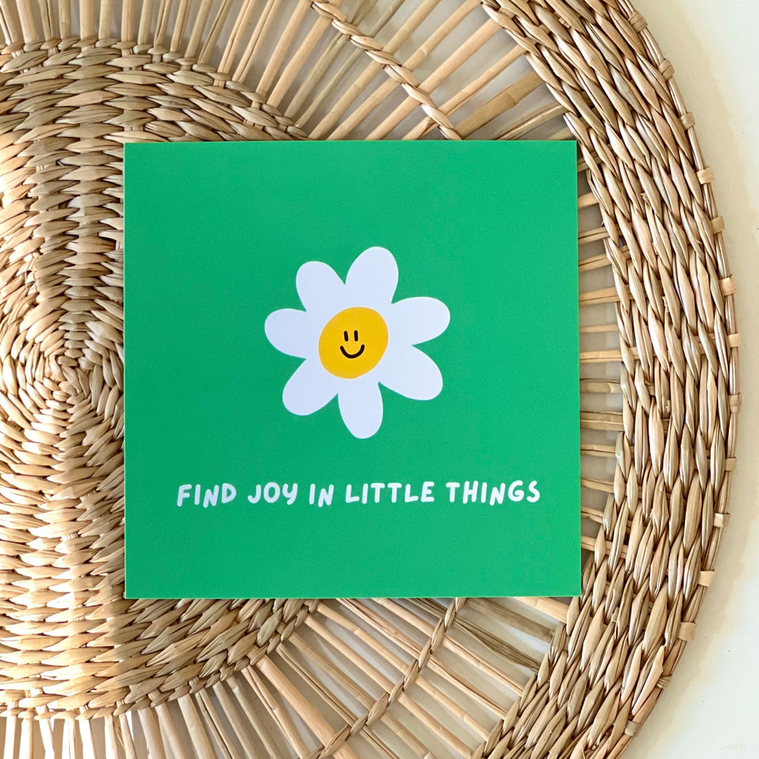 Find Joy in Little Things | 10 Affirmation Cards