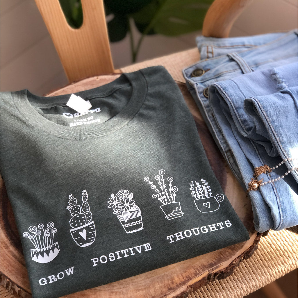Grow Positive Thoughts | Unisex Eco T-Shirt
