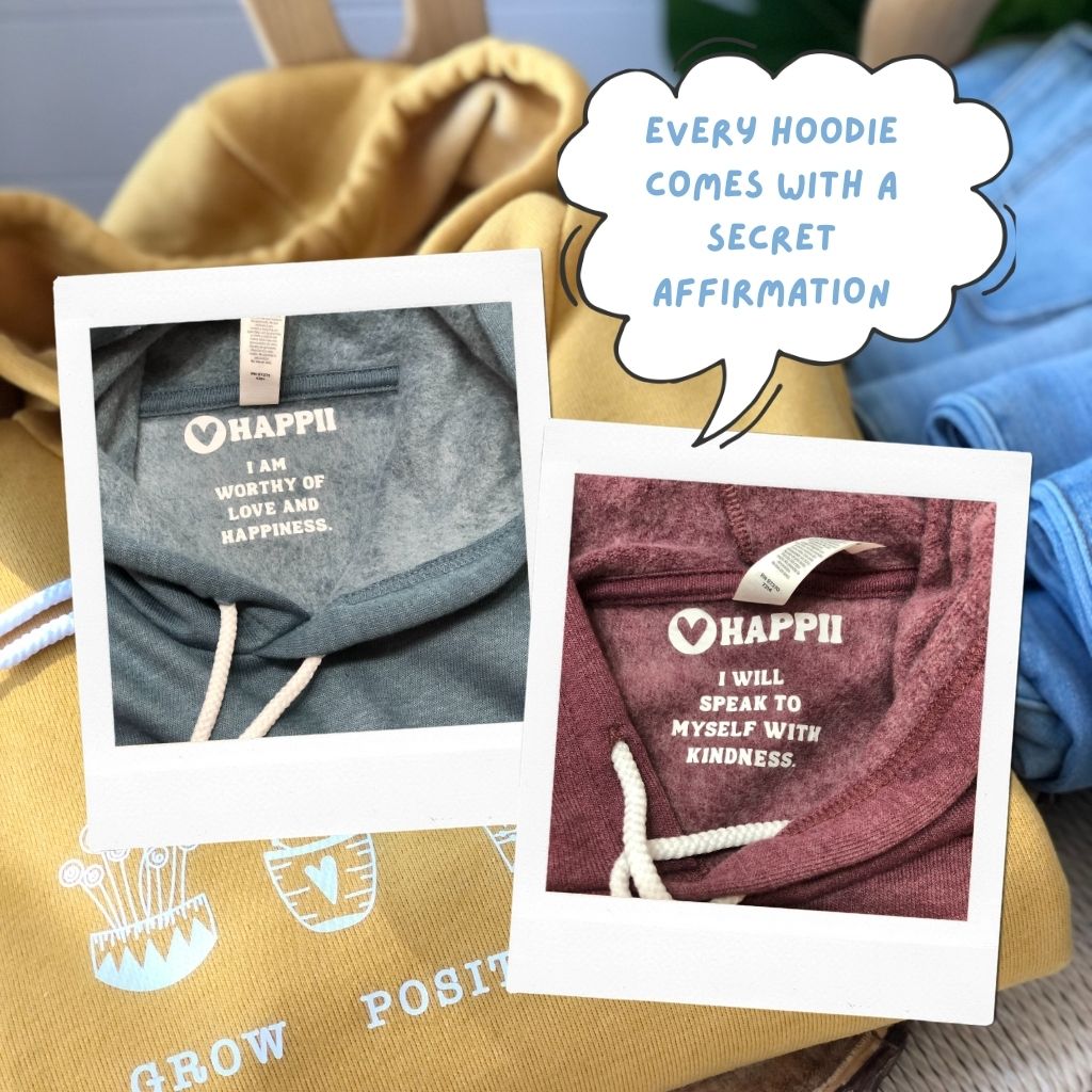Grow Positive Thoughts | Unisex Eco Hoodie