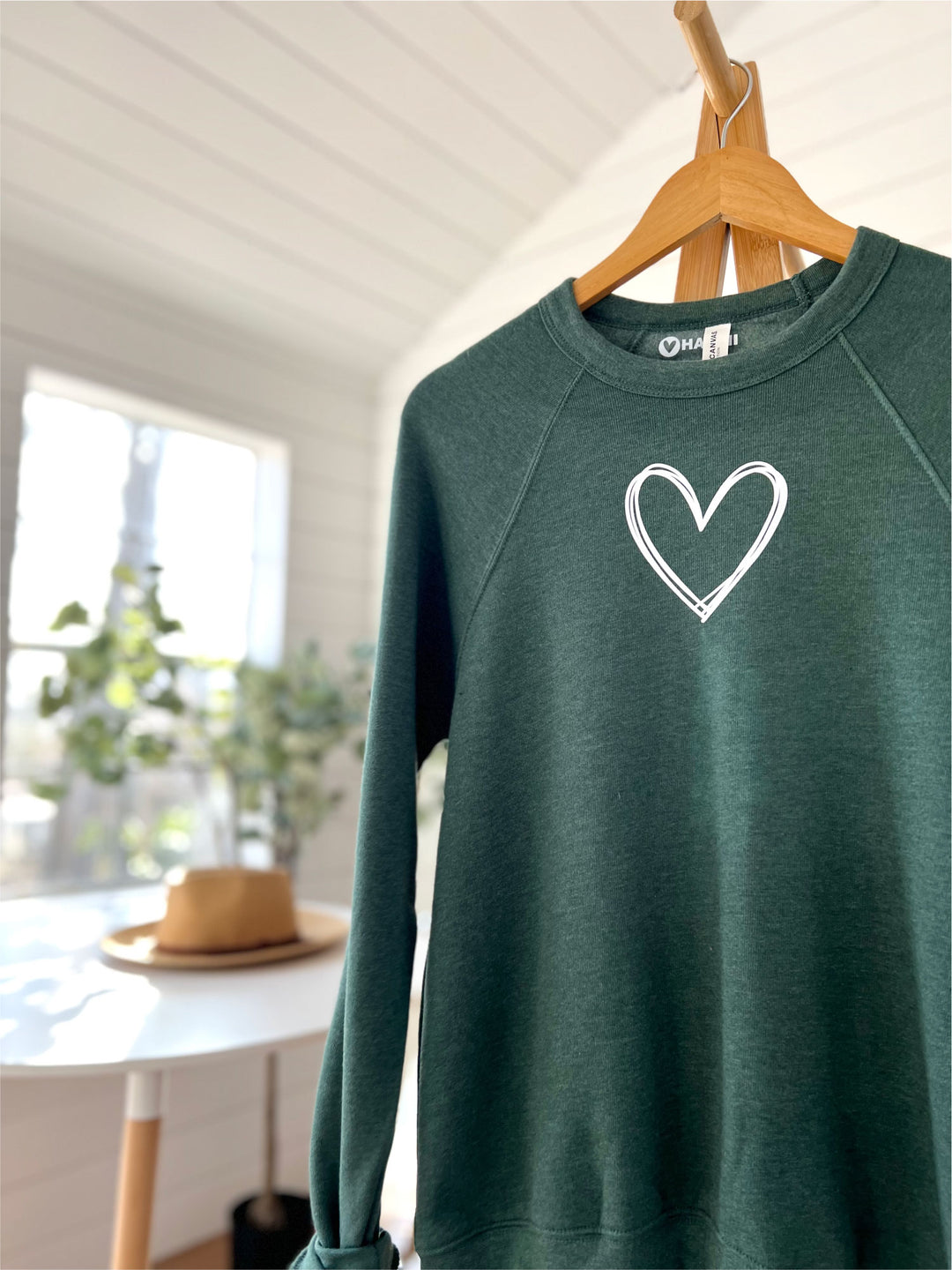 Self Love Heart | Unisex Eco Crewneck Sweatshirt