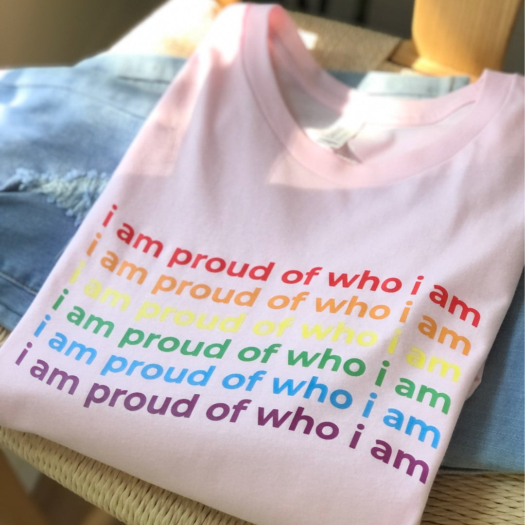 I am Proud of Who I am (Pride) | Unisex Eco T-Shirt