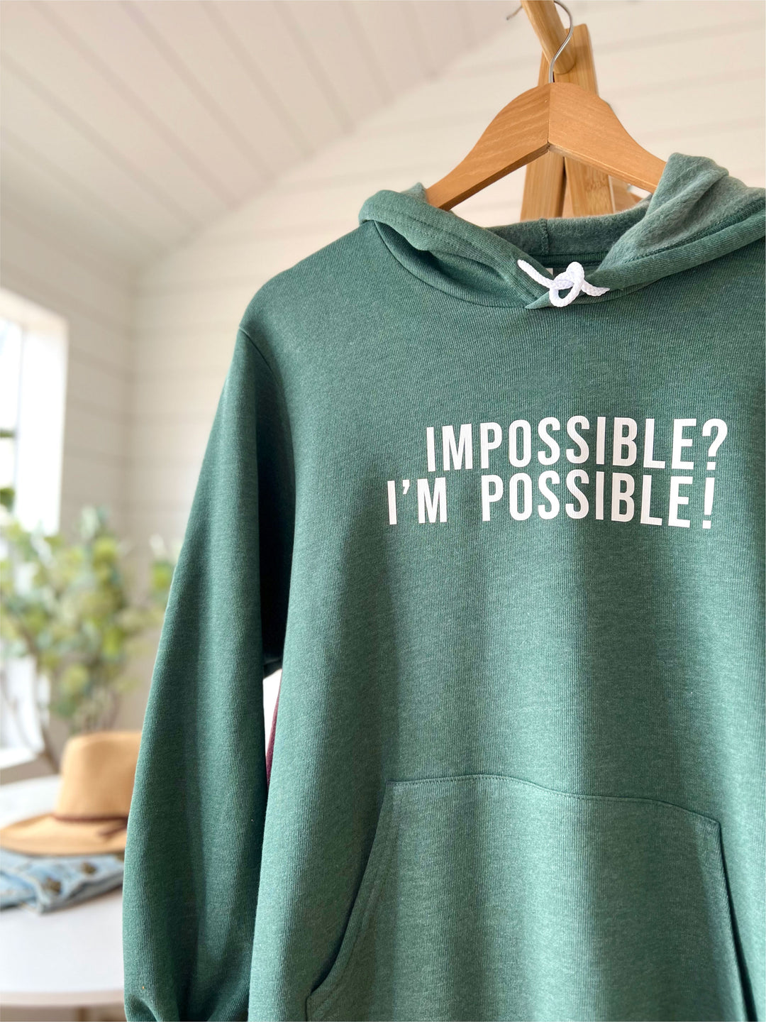 I'm Possible (Large Font)| Unisex Eco Hoodie