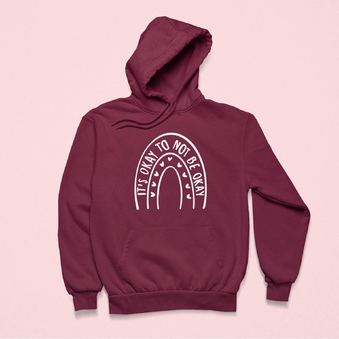 It's Okay to not Be Okay Rainbow Hoodie (3XL - 5XL)