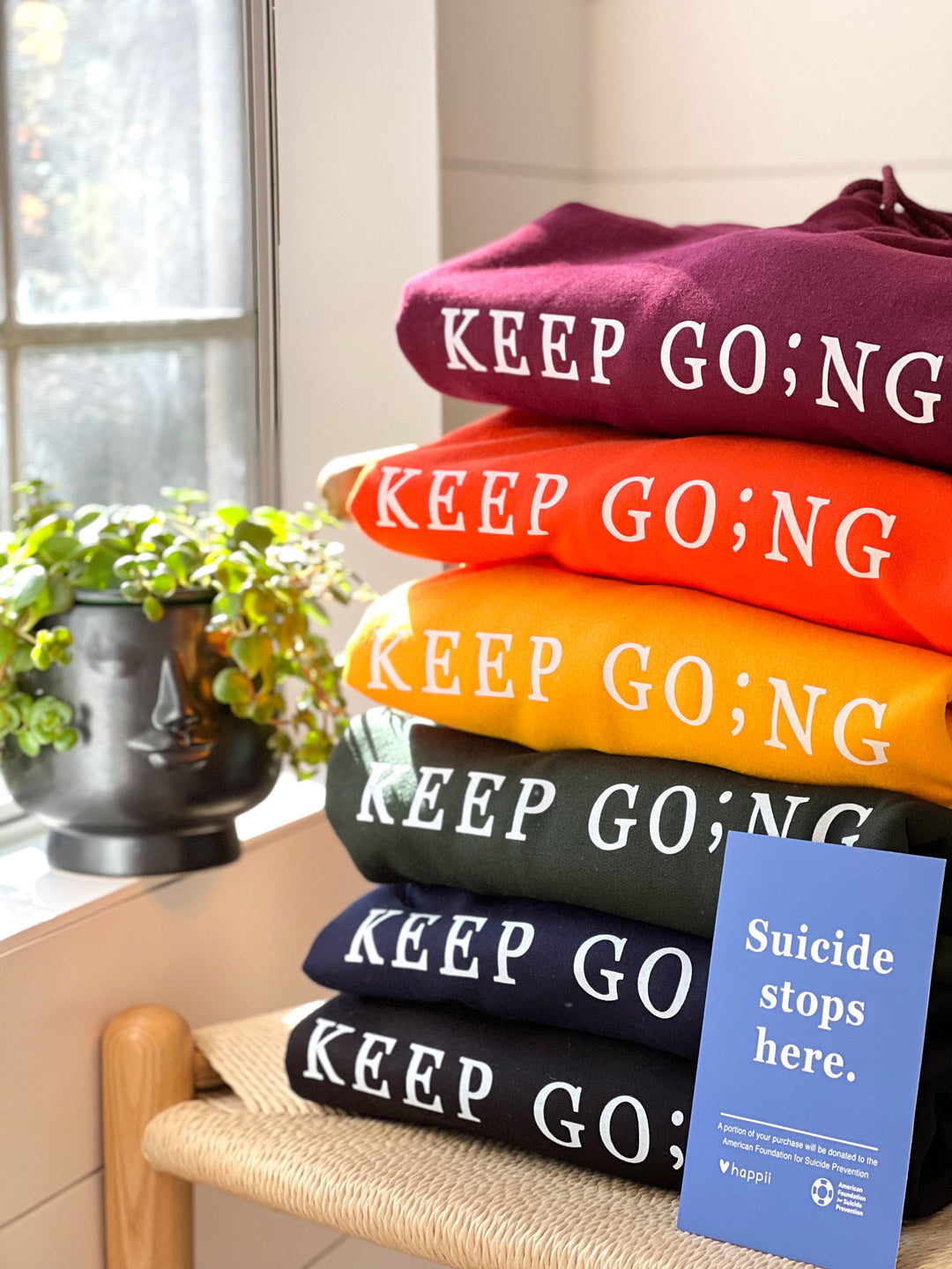 Keep Go;ng Semicolon Hoodie (3XL - 5XL)