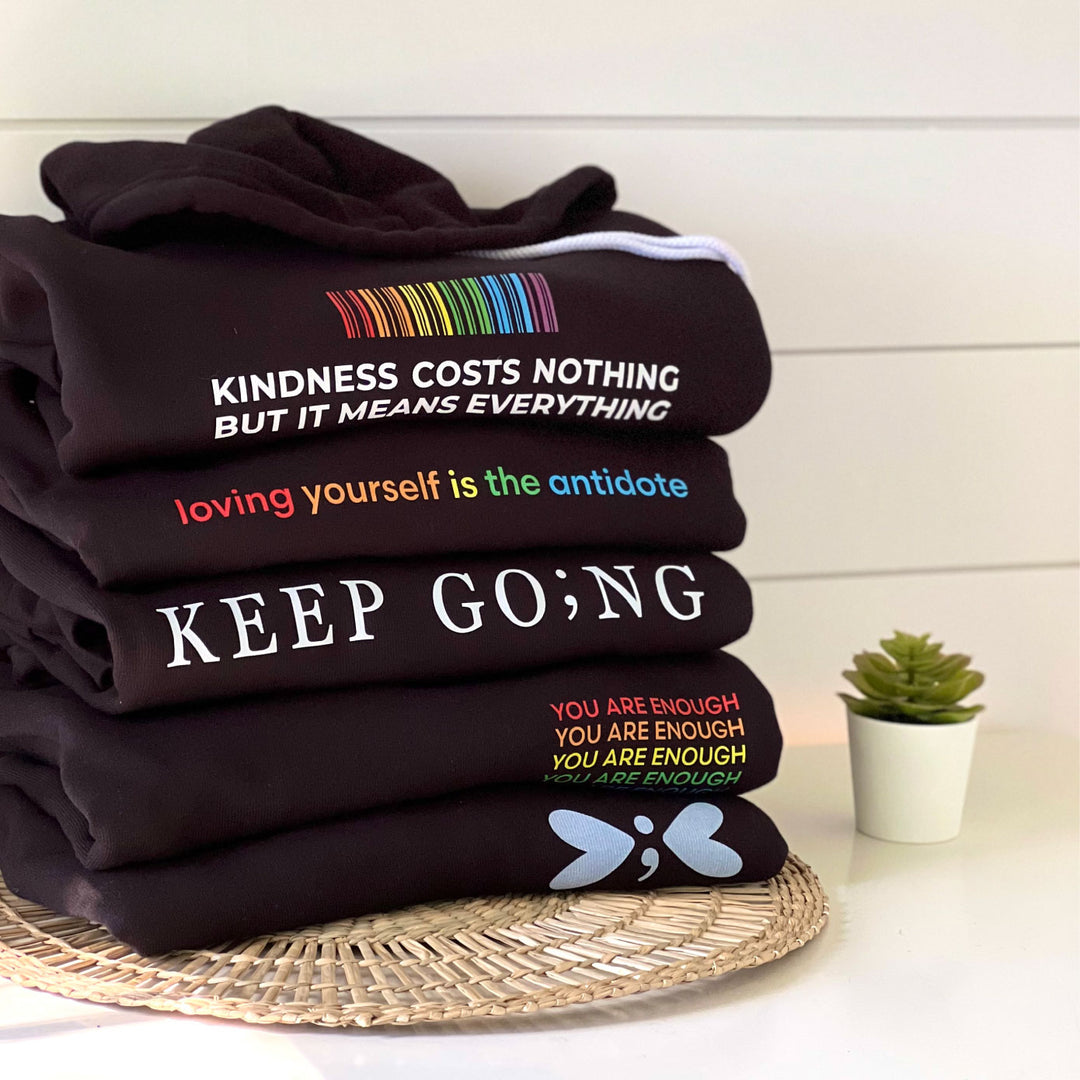 Kindness Costs Nothing but it Means Everything (Pride) | Unisex Eco Hoodie