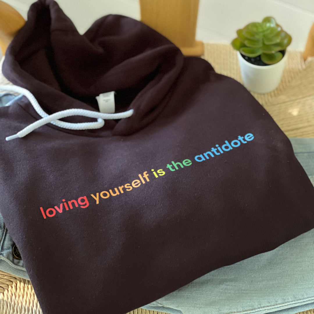 Loving Yourself is the Antidote (Pride) | Unisex Eco Hoodie