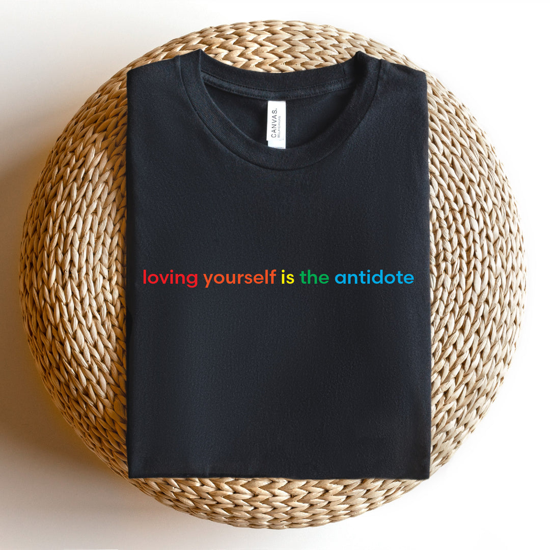 Loving Yourself is the Antidote (Pride) | Unisex Eco T-Shirt