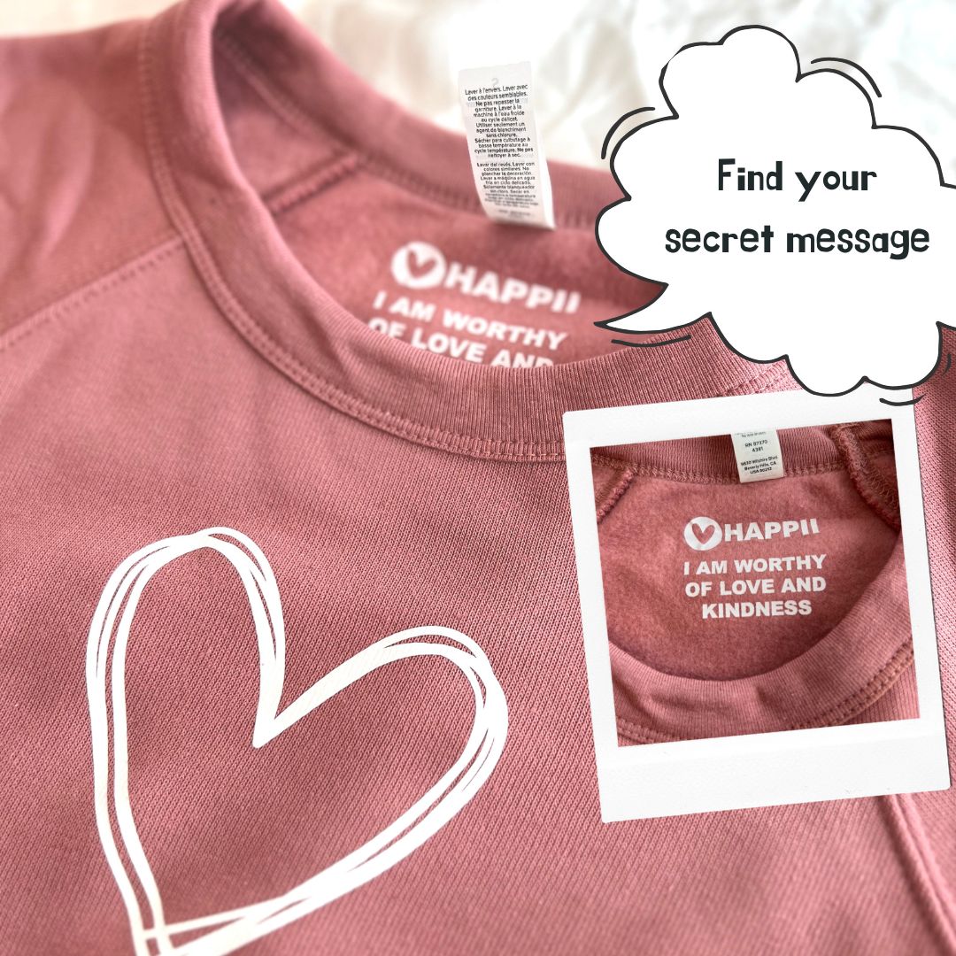 Self Love Heart | Unisex Eco Crewneck Sweatshirt