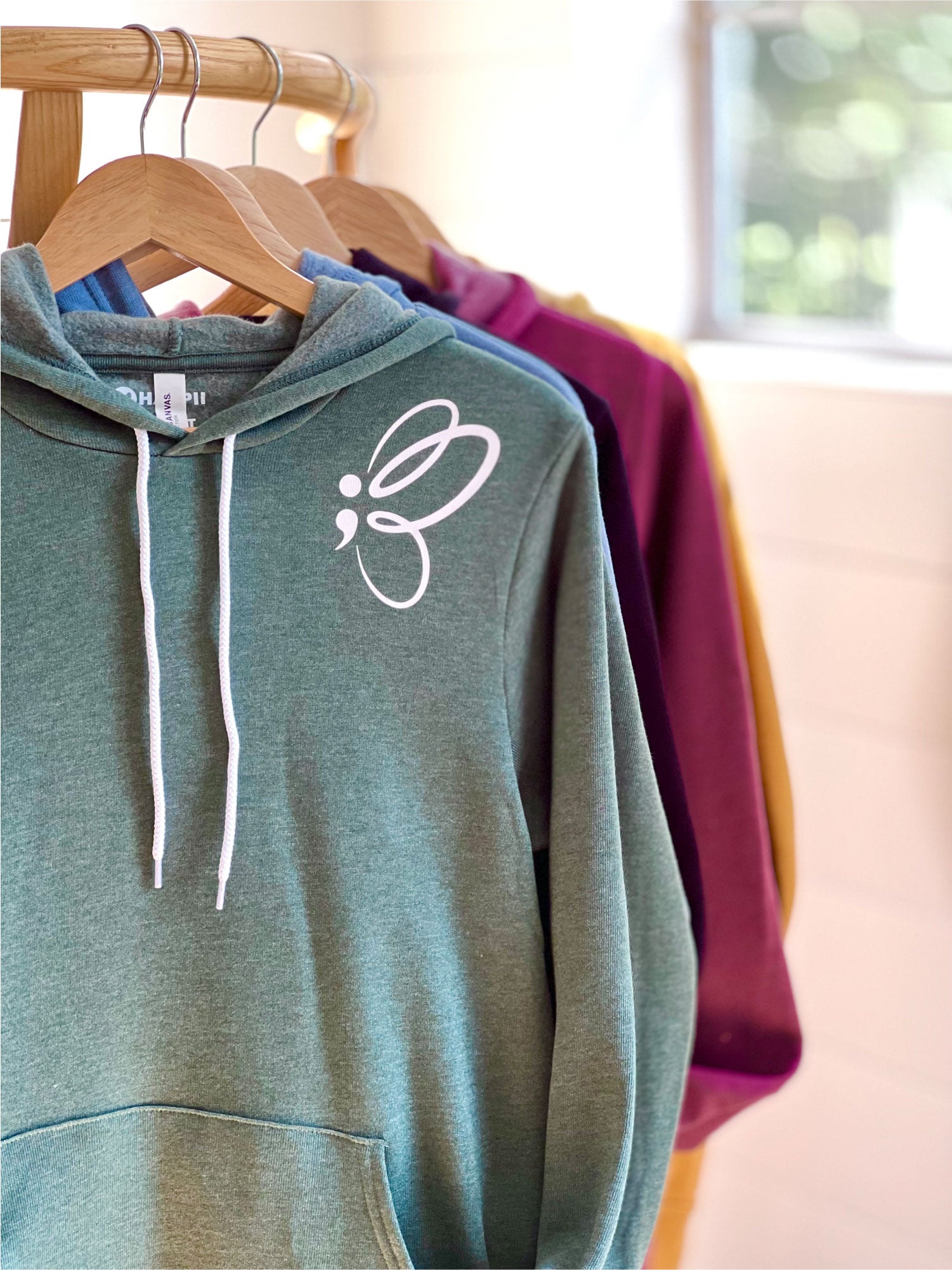 Hoodie with a butterfly hot sale