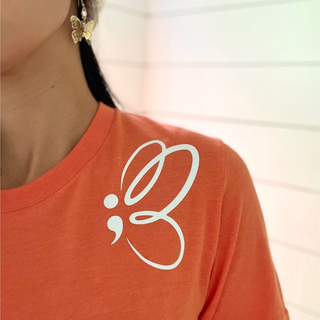 Semicolon Butterfly | Unisex Eco T-Shirt