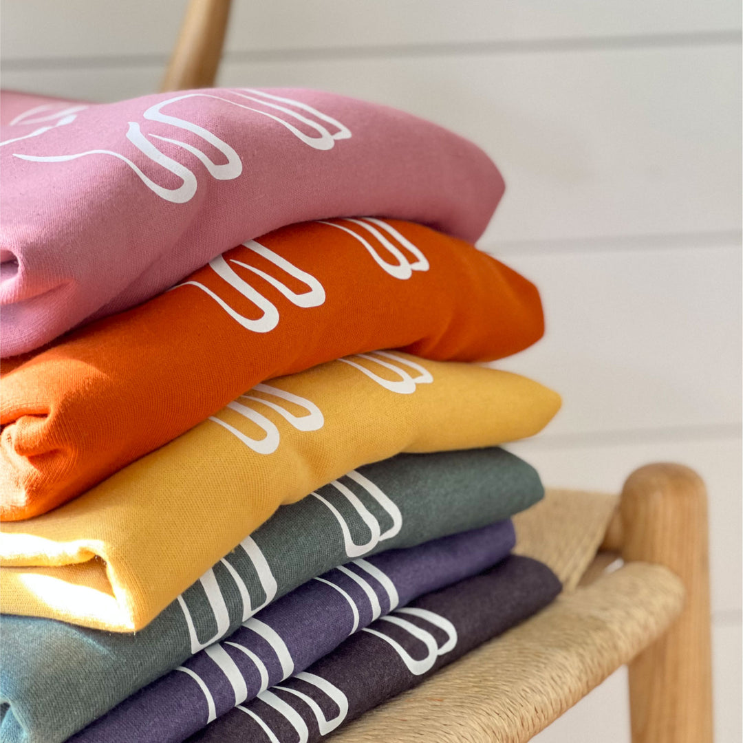 Semicolon Dog | Unisex Eco Crewneck Sweatshirt