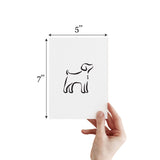 Semicolon Dog | Empathy Card