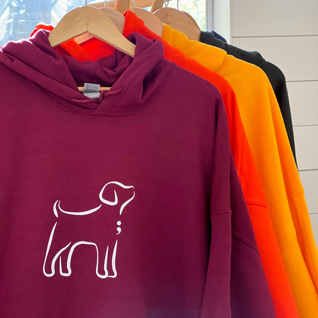 Semicolon Dog | Heavyweight Hoodie (3XL-5XL)