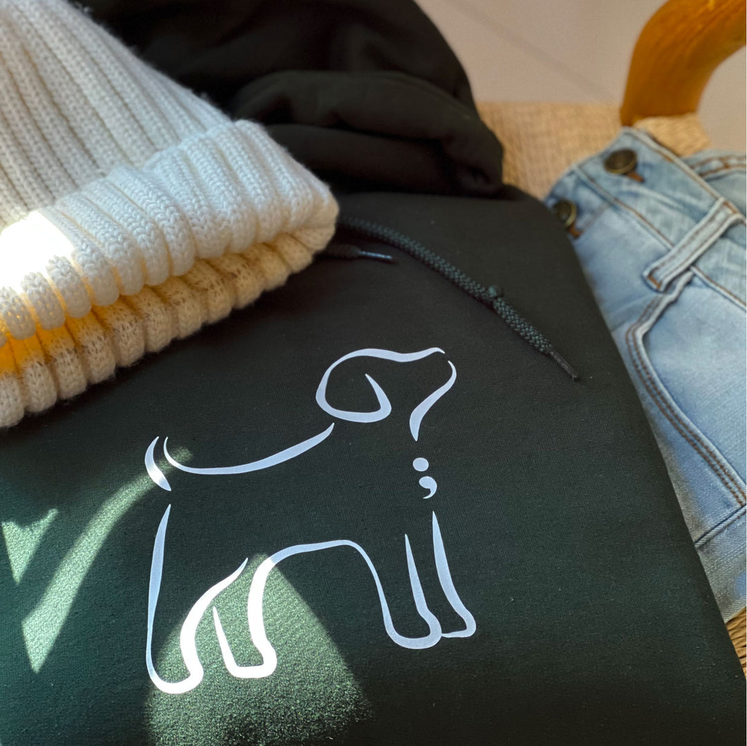 Semicolon Dog | Heavyweight Hoodie (3XL-5XL)
