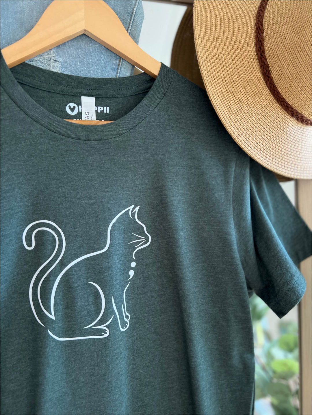 Semicolon Kitty | Unisex Eco T-Shirt