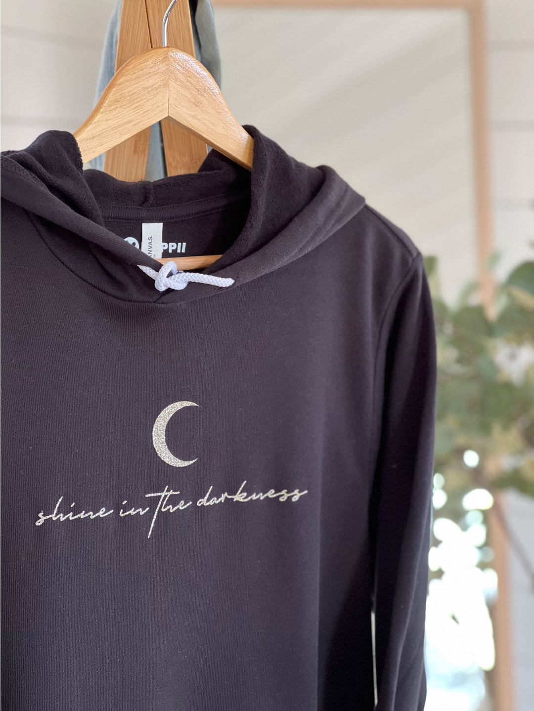 Shine in the Darkness (Glitter) | Unisex Eco Hoodie