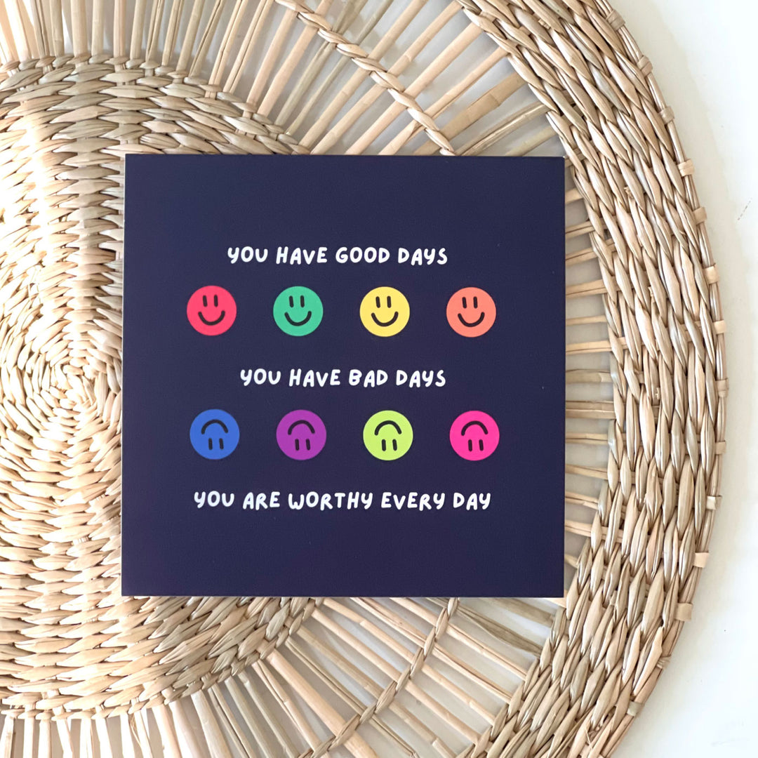 You are Worthy Everyday | 10 Affirmation Cards