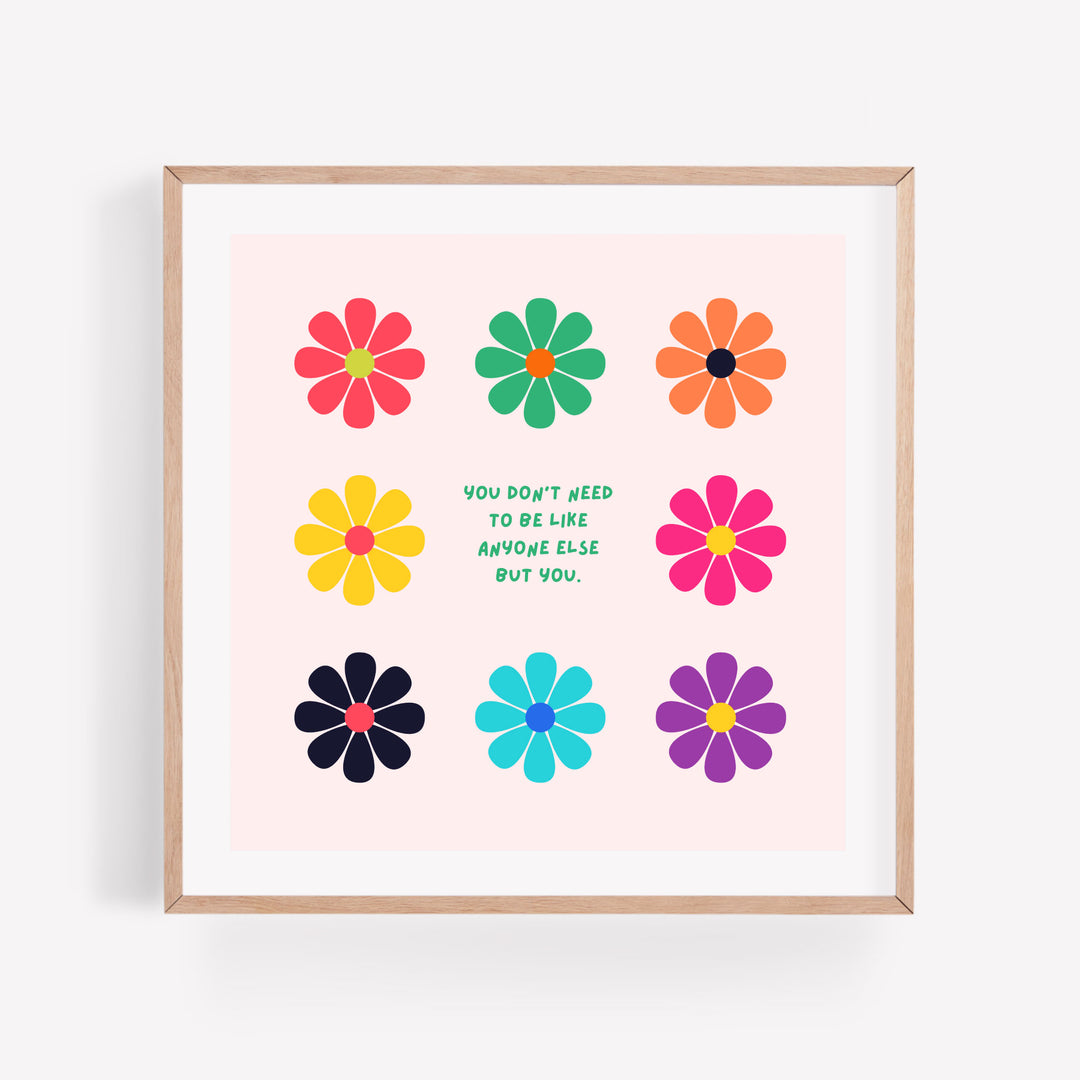 You Don't Need to be Like Anyone Else but You | 10 Affirmation Cards