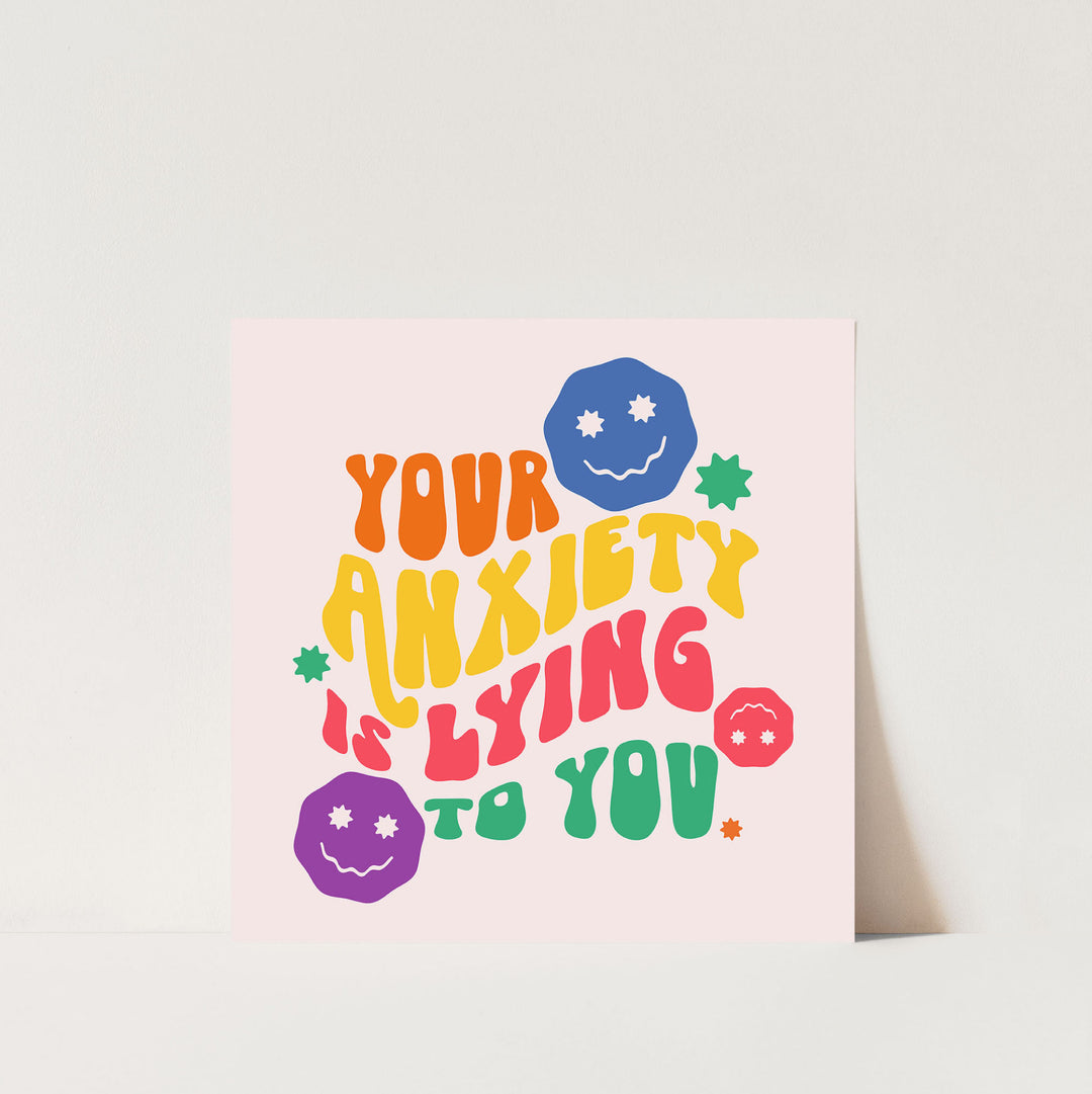 Your Anxiety is Lying to You | 10 Affirmation Cards